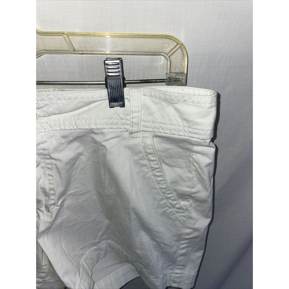 Falls Creek Sport Shorts Women's Size 6 White Zip Fly Pockets Belt Loops - Picture 4 of 12